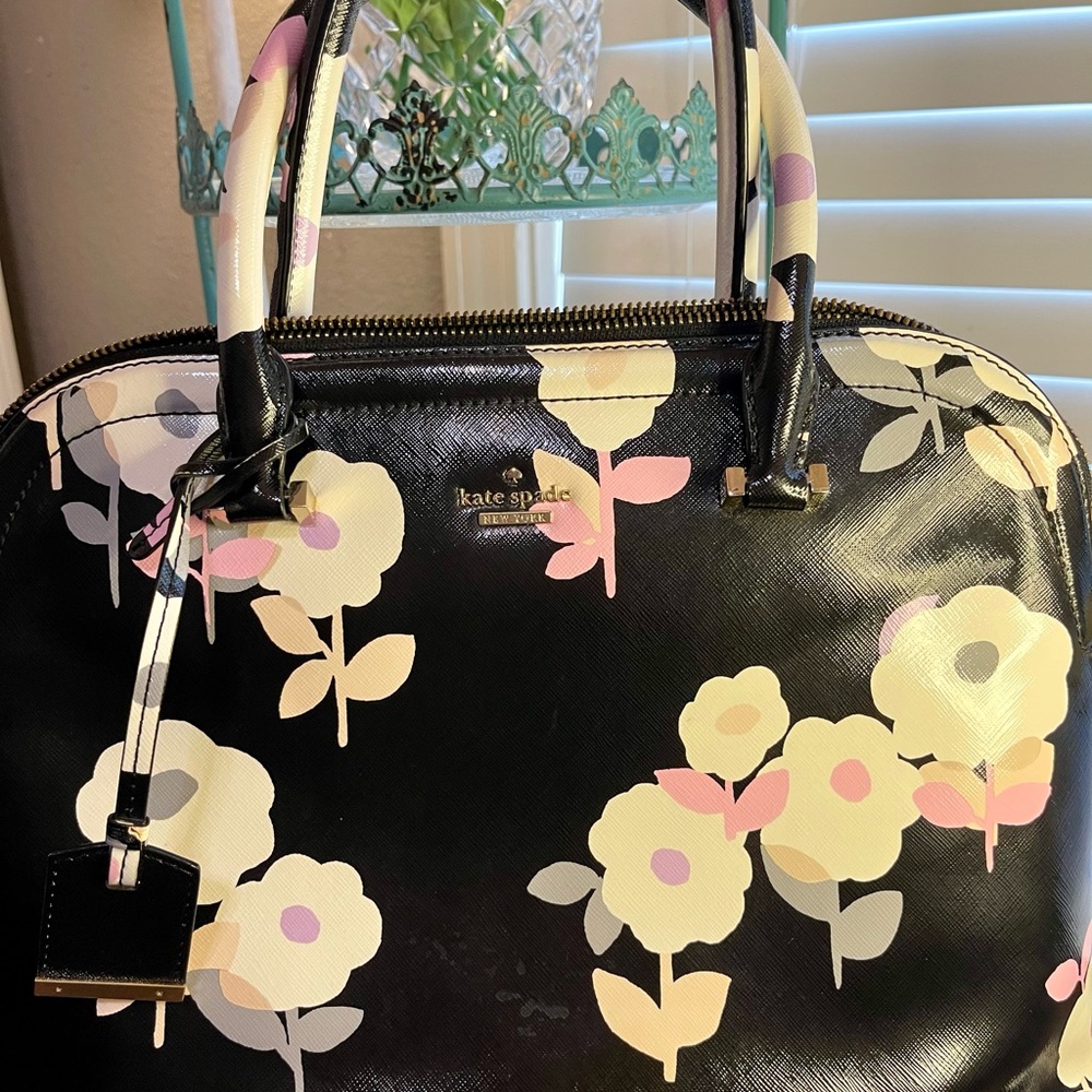Kate Spade Black Floral Women's Bag